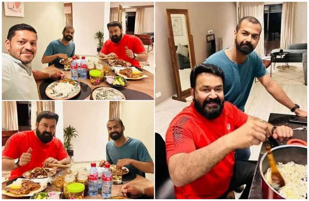 Mohanlal Cooking With  Pranav Mohanlal Video Viral 