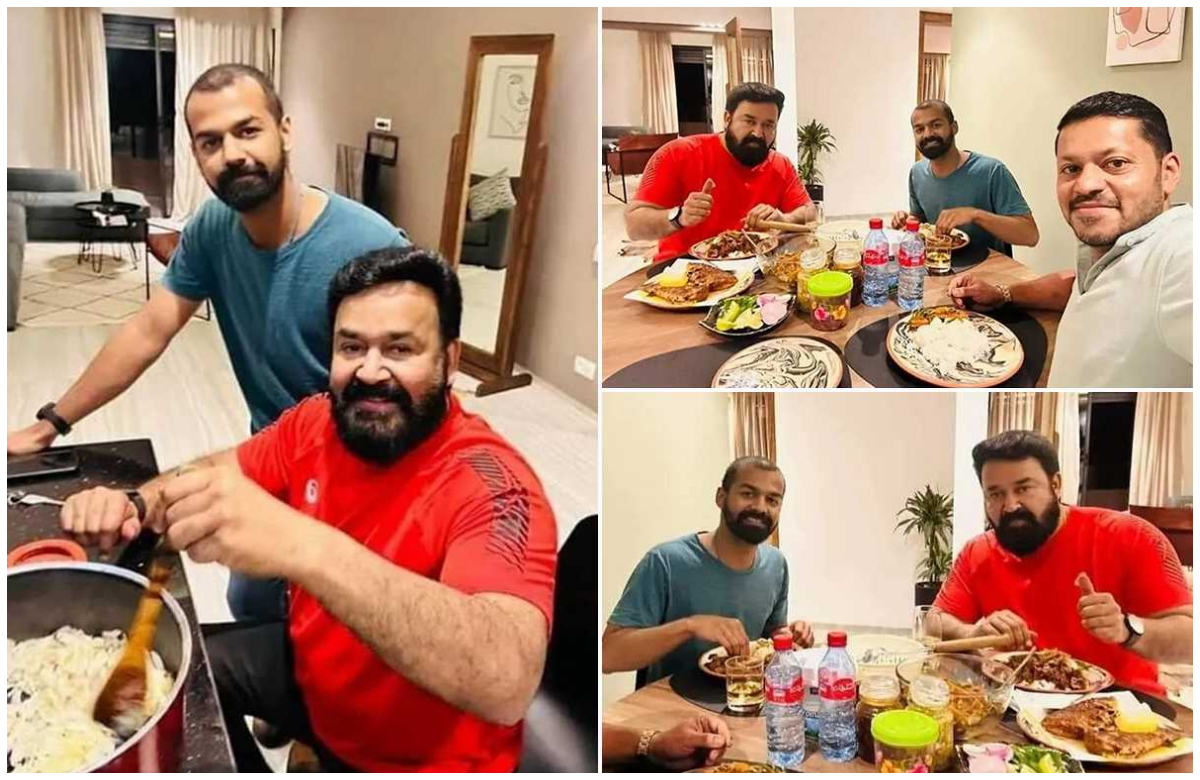 Mohanlal Cooking With Pranav Mohanlal Video Viral