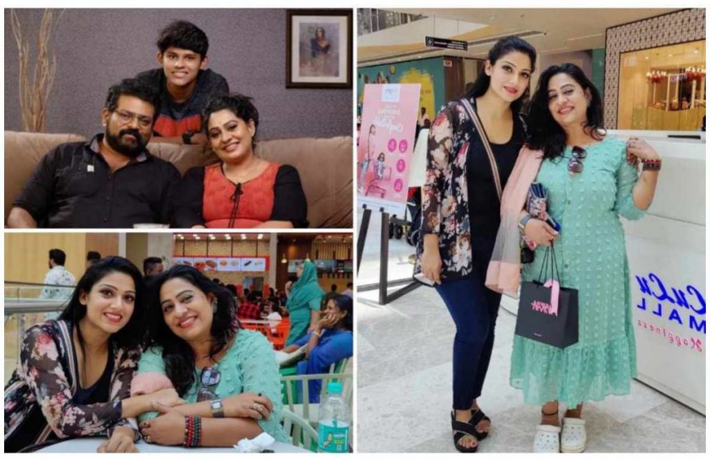 beena antony with daughter avantika at lulu mall viral