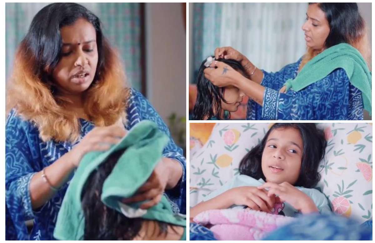 Sithara Krishnakumar Latest Video With Daughter viral malayalam