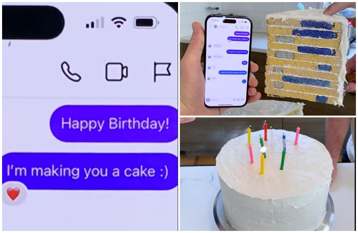 Viral Instagram Chat Cake Video