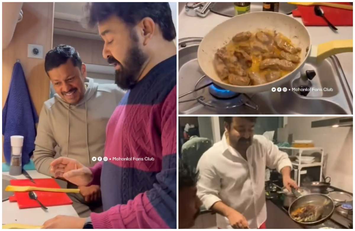 Mohanlal Special Cooking At London entertainment news