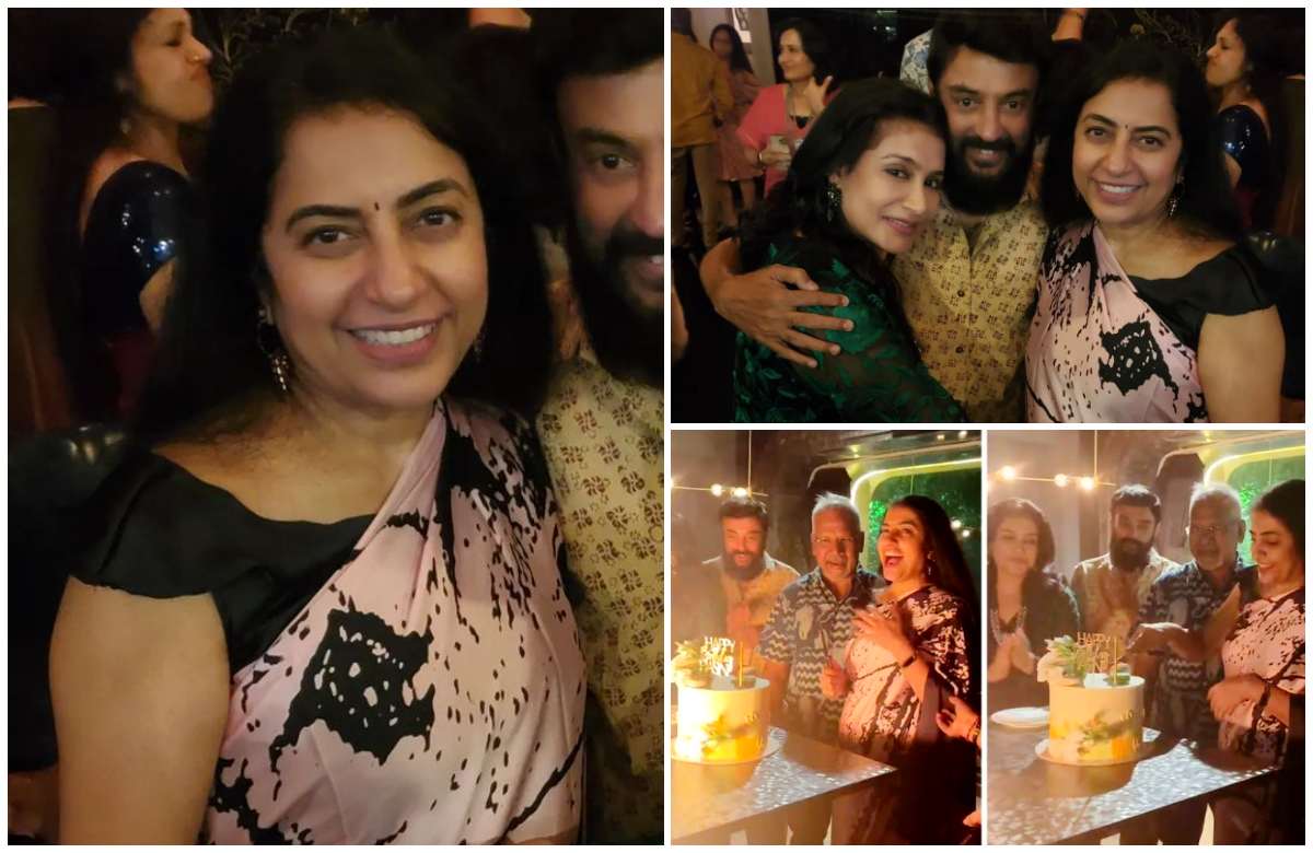 Suhasini Maniratnam 61 birthday celebration by lissy viral video