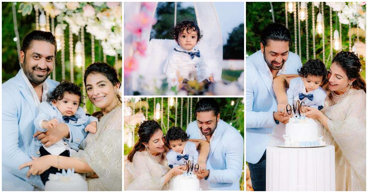 Actress Mythili Sambath Son Neil Sambath First Birthday